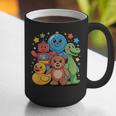 Kidcore Aesthetic Retro Vibes Colorful Cartoon Nostalgia Graphic Print Coffee Mug
