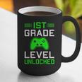 Kids 1st Grade Level Unlocked Back To School Gamer Graduation Graphic Print Coffee Mug