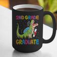 Kids 2nd Grade Graduate Dinosaur Trex 2nd Grade Graduation Graphic Print Coffee Mug