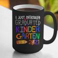 Kids Kindergarten Graduation Class Of 2021 Shirt I Just Graduated Graphic Print Coffee Mug