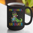 Kids Preschool Graduate T-Rex Dinosaur Preschool Graduation Graphic Print Coffee Mug