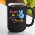 Last Day Of School Peace Out Grade 4 Graduation Kids Graphic Print Coffee Mug
