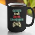Level Complete Jr High School Graduation Grad SloganShirt Graphic Print Coffee Mug