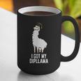 LLama Graduation I Got My Dipllama Cute Llama Graphic Print Coffee Mug