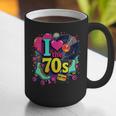 I Love The 70s Vintage Cassette Roller Vinyl Nostalgia 70s Graphic Print Coffee Mug I Love The 70s Vintage Cassette Roller Vinyl Nostalgia 70s Graphic Print Coffee Mug