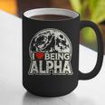 I Love Being Alpha Moonlit Wolf Meme Alpha Introvert Graphic Print Coffee Mug I Love Being Alpha Moonlit Wolf Meme Alpha Introvert Graphic Print Coffee Mug