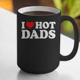 I Love I Heart Hot Dads Shirt Graphic Print Coffee Mug