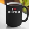 I Love Retro Vintage 80s 90s Nostalgia Graphic Print Coffee Mug