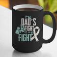 Lung Cancer Dad Ribbon Graphic Print Coffee Mug