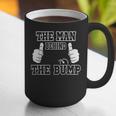 The Man Behind The Bump Baby Shower Shirts For Mom And Dad Graphic Print Coffee Mug