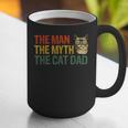 The Man The Myth The Cat Dad Cat Daddy Vintage Graphic Print Coffee Mug The Man The Myth The Cat Dad Cat Daddy Vintage Graphic Print Coffee Mug