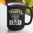 Marching Band Dad My Favorite Trumpet Player Calls Me Dad Graphic Print Coffee Mug