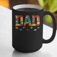 Master Builder Dad Birthday Boy Building Bricks Blocks Daddy Graphic Print Coffee Mug