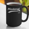 Master's Degree Mastered It 2021 Graduation Graphic Print Coffee Mug