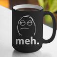 Meh Shirt Teacher Idea College Geek Graduation Tshirt Graphic Print Coffee Mug