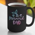 Mermaid Dad Merman Daddy Dad Family Matching Birthday Graphic Print Coffee Mug