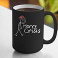 Merry Crisis Christmas Introvert Graphic Print Coffee Mug Merry Crisis Christmas Introvert Graphic Print Coffee Mug