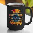 Motivated Educated Graduated Graduation Graphic Print Coffee Mug