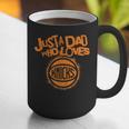NBA New York Knicks Father's Day Just A Dad Who Loves Graphic Print Coffee Mug