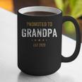 New For Dad Promoted To Grandpa Est 2020 Graphic Print Coffee Mug