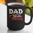 Ninja Birthday Party Dad Of The Birthday Ninja Small Graphic Print Coffee Mug