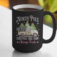 North Pole Tree Farm Merry Christmas Holiday Scene Nostalgia Graphic Print Coffee Mug North Pole Tree Farm Merry Christmas Holiday Scene Nostalgia Graphic Print Coffee Mug