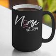 Nursing School Survivor Apparel Graduation Nurse RN EST 2019 Graphic Print Coffee Mug