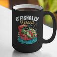 O'Fishally Retired Fishing Retirement Fisherman Dad Graphic Print Coffee Mug