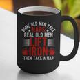 Old Men Gag Workout Gym Fitness Exercise Weightlifting Dad Graphic Print Coffee Mug