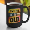 Im This Old Retro 80s 90s VHS Cassette Floppy Disk Nostalgia Graphic Print Coffee Mug