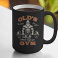 Old's Gym Logo Workout Dad Grandpa Weightlifting Old Men Gym Graphic Print Coffee Mug Old's Gym Logo Workout Dad Grandpa Weightlifting Old Men Gym Graphic Print Coffee Mug