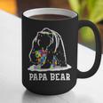 Papa Bear Autism Awareness Autism Matching Family Dad Graphic Print Coffee Mug