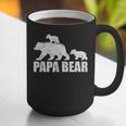 Papa Bear Two Cubs Shirt Daddy Bear Twin Tshirt Papa 2 Kids Graphic Print Coffee Mug