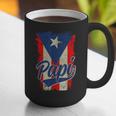 Papi Puerto Rican Dad Puerto Rico Pride Boricua Father's Day Graphic Print Coffee Mug