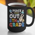 Peace Out 5th Grade Fifth Grade Graduation T-Shirt Graphic Print Coffee Mug