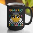 Peace Out 5th Grade Graduation Last Day Of School Graphic Print Coffee Mug