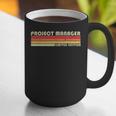 Personal Christmas Retro Vintage Graduation Project Manager Job Title Profession Birthday Worker Graphic Print Coffee Mug