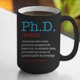 PhD PHD Student Definition Sarcastic Graduation Graphic Print Coffee Mug