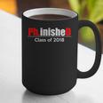 Phinished PhD Graduation T-Shirt For Men And Women Graphic Print Coffee Mug