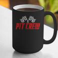 Pit Crew Family Racing Birthday Race Car For Dad Mom Kids Graphic Print Coffee Mug