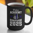 Police Academy Survivor 2025 Graduation Police School Graphic Print Coffee Mug