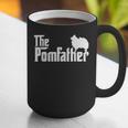 Pomeranian Father Dad The Pom Father Dog Lover Small Graphic Print Coffee Mug