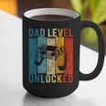 Pregnancy Announcement Dad Level Unlocked New Daddy Father Graphic Print Coffee Mug