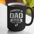 Promoted To Dad Again Est 2026 Pregnancy Announcement Graphic Print Coffee Mug