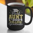 Proud Aunt Of 2024 College Graduate Family 24 Graduation Graphic Print Coffee Mug