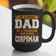 Proud Dad Of Awesome Corpsman Father's Day Graphic Print Coffee Mug