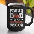 Proud Dad Of a Football Senior 2026 Graduation Graphic Print Coffee Mug