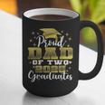 Proud Dad Of Two 2025 Graduates Graduation Family Graphic Print Coffee Mug