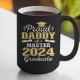 Proud Daddy Of 2024 Class Master Graduate Family Graduation Graphic Print Coffee Mug