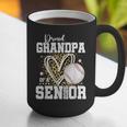 Proud Grandpa Of A 2026 Senior Baseball Graduation Leopard Graphic Print Coffee Mug